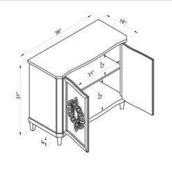 Kellum Console White - Powell Company 21 Kellum Console White - Powell Company -Console Tables Sales unnamed file 3694