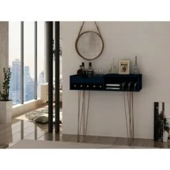 39.37" Rockefeller Entryway Console - Manhattan Comfort Brown