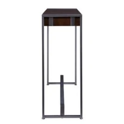 Macen Console Table - Holly & Martin White/black