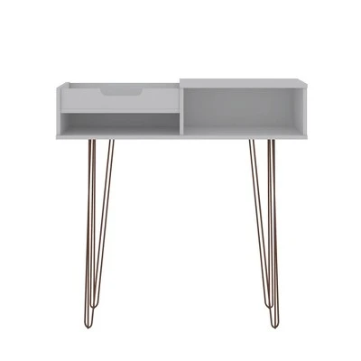 39.37" Rockefeller Entryway Console - Manhattan Comfort Brown 13 39.37" Rockefeller Entryway Console - Manhattan Comfort Brown - Image 11