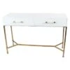 Metal and Wood Rectangular Console Table White - Olivia & May 2 Metal and Wood Rectangular Console Table White - Olivia & May -Console Tables Sales unnamed file 3727