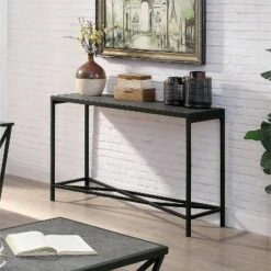 Rectangle Caroline Sofa Table Black - miBasics