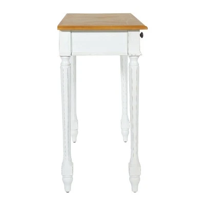Medford Foyer Table Distressed White - OSP Home Furnishings 4 Medford Foyer Table Distressed White - OSP Home Furnishings - Image 2