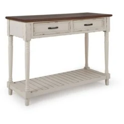 Baker Console Table Antique White - ClickDecor -Console Tables Sales unnamed file 3781
