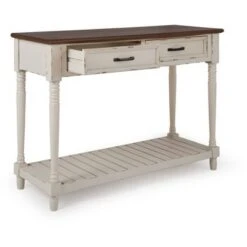 Baker Console Table Antique White - ClickDecor -Console Tables Sales unnamed file 3789