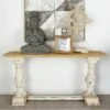 Olivia & May Vintage Wood Console Table White - Olivia & May -Console Tables Sales unnamed file 3793