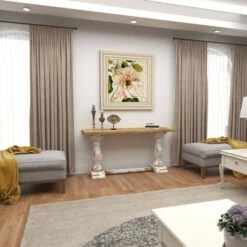 Olivia & May Vintage Wood Console Table White - Olivia & May -Console Tables Sales unnamed file 3801