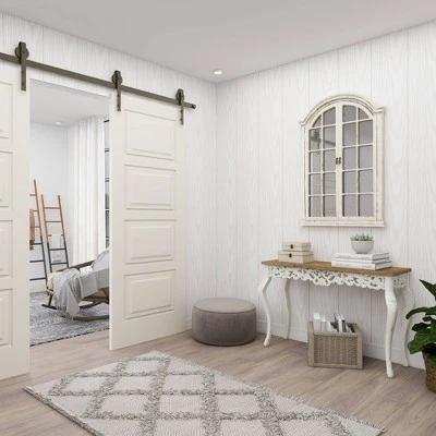 Wood Parisian Design Floral Ornate Detailing Console Table White - Olivia & May 10 Wood Parisian Design Floral Ornate Detailing Console Table White - Olivia & May - Image 8