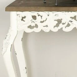 Wood Parisian Design Floral Ornate Detailing Console Table White - Olivia & May 27 Wood Parisian Design Floral Ornate Detailing Console Table White - Olivia & May -Console Tables Sales unnamed file 3821