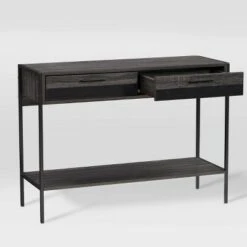 Joliet Entryway Table Gray/Black - CorLiving -Console Tables Sales unnamed file 3833