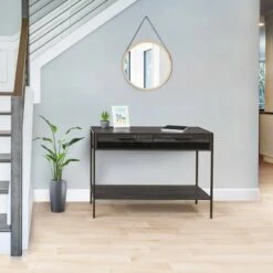 Joliet Entryway Table Gray/Black - CorLiving -Console Tables Sales unnamed file 3836