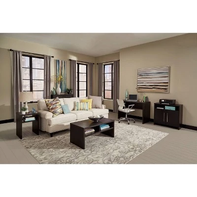 Storage Furniture Console Table - Black Walnut-ClosetMaid 4 Storage Furniture Console Table - Black Walnut-ClosetMaid - Image 2