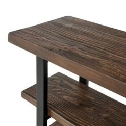 Pomona 2 Shelf Console Table Brown - Alaterre Furniture 17 Pomona 2 Shelf Console Table Brown - Alaterre Furniture -Console Tables Sales unnamed file 3870