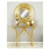 Metal and Mirror Art Deco Console Table Gold - Olivia & May 1 Metal and Mirror Art Deco Console Table Gold - Olivia & May -Console Tables Sales unnamed file 3871