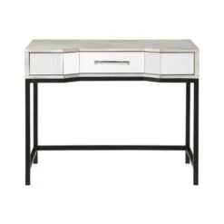 Gabby Chic 1 Drawer Console Table White - Treasure Trove Accents