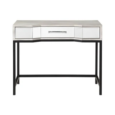 Gabby Chic 1 Drawer Console Table White - Treasure Trove Accents 3 Gabby Chic 1 Drawer Console Table White - Treasure Trove Accents