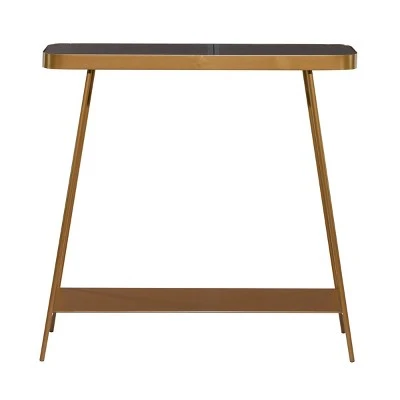 Olivia & May Modern Metal Console Table - Olivia & May 6 Olivia & May Modern Metal Console Table - Olivia & May - Image 4