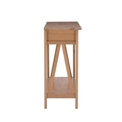 Titian Console Table - Linon Driftwood 5 Titian Console Table - Linon Driftwood - Image 3