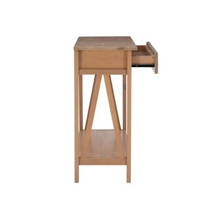 Titian Console Table - Linon Driftwood 6 Titian Console Table - Linon Driftwood - Image 4