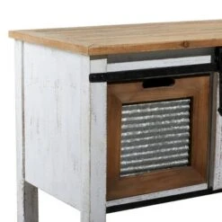 Olivia & May Farmhouse Storage Console Table Brown - Olivia & May 40 Olivia & May Farmhouse Storage Console Table Brown - Olivia & May -Console Tables Sales unnamed file 3910