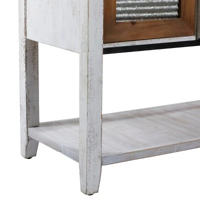 Olivia & May Farmhouse Storage Console Table Brown - Olivia & May 11 Olivia & May Farmhouse Storage Console Table Brown - Olivia & May - Image 9
