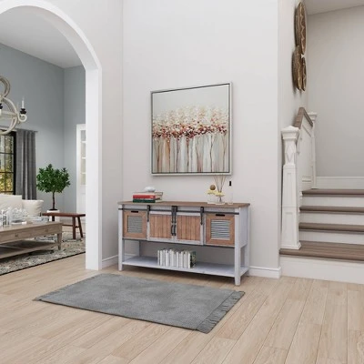 Olivia & May Farmhouse Storage Console Table Brown - Olivia & May 22 Olivia & May Farmhouse Storage Console Table Brown - Olivia & May - Image 20