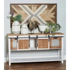 Olivia & May Farmhouse Storage Console Table Brown - Olivia & May 53 Olivia & May Farmhouse Storage Console Table Brown - Olivia & May -Console Tables Sales unnamed file 3923