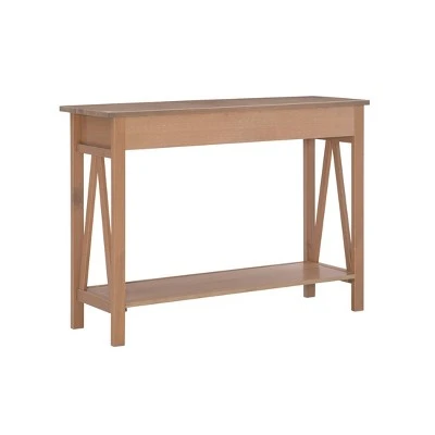 Titian Console Table - Linon Driftwood 8 Titian Console Table - Linon Driftwood - Image 6
