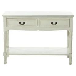 Wood Traditional 2 Drawer Console Table Antique Ivory - Olivia & May 17 Wood Traditional 2 Drawer Console Table Antique Ivory - Olivia & May -Console Tables Sales unnamed file 3968
