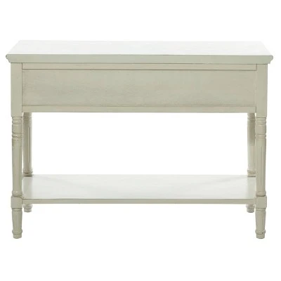 Wood Traditional 2 Drawer Console Table Antique Ivory - Olivia & May 11 Wood Traditional 2 Drawer Console Table Antique Ivory - Olivia & May - Image 9