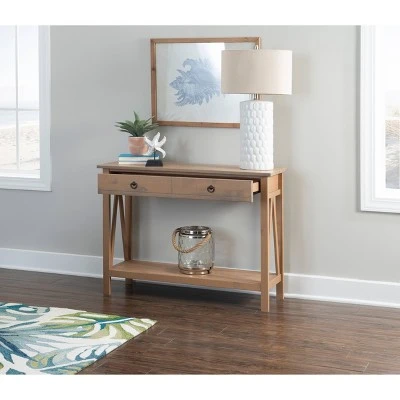 Titian Console Table - Linon Driftwood 13 Titian Console Table - Linon Driftwood - Image 11