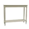 Decor Therapy Simplify Large Console Table Antique White - Décor Therapy