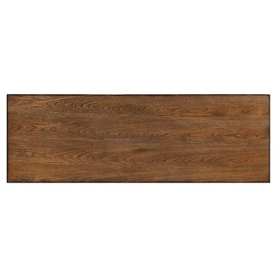 Merida Mixed Media Console Table Black - Inspire Q 4 Merida Mixed Media Console Table Black - Inspire Q - Image 2