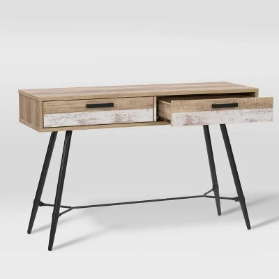 Aurora Entryway Table Beige/White - CorLiving 4 Aurora Entryway Table Beige/White - CorLiving - Image 2