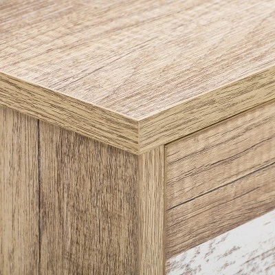 Aurora Entryway Table Beige/White - CorLiving 11 Aurora Entryway Table Beige/White - CorLiving - Image 9