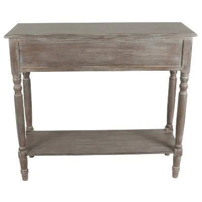 Decor Therapy Simplify Two Drawer Console Table Natural - Décor Therapy 5 Decor Therapy Simplify Two Drawer Console Table Natural - Décor Therapy - Image 3
