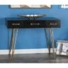 Olivia & May Modern 3 Drawer Console Table Black - Olivia & May 1 Olivia & May Modern 3 Drawer Console Table Black - Olivia & May -Console Tables Sales unnamed file 4055