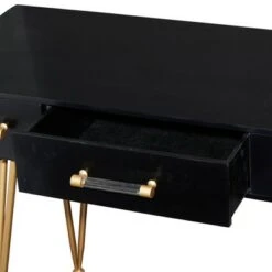 Olivia & May Modern 3 Drawer Console Table Black - Olivia & May -Console Tables Sales unnamed file 4067