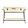 Handmade Wood and Metal Box Console Table with Removable Storage Brown/Black - The Urban Port 1 Handmade Wood and Metal Box Console Table with Removable Storage Brown/Black - The Urban Port -Console Tables Sales unnamed file 4118