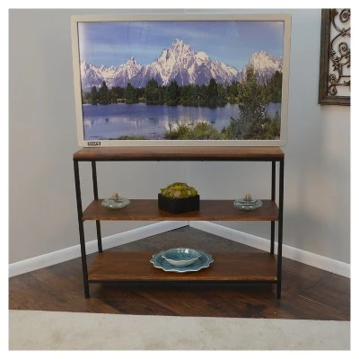 Carolina Cottage Finley Console/TV Stand - Chestnut/Black - Carolina Chair and Table 4 Carolina Cottage Finley Console/TV Stand - Chestnut/Black - Carolina Chair and Table - Image 2
