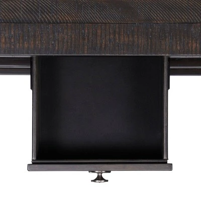 Kahlil 3 Drawer Sofa Table Espresso - Picket House Furnishings 6 Kahlil 3 Drawer Sofa Table Espresso - Picket House Furnishings - Image 4