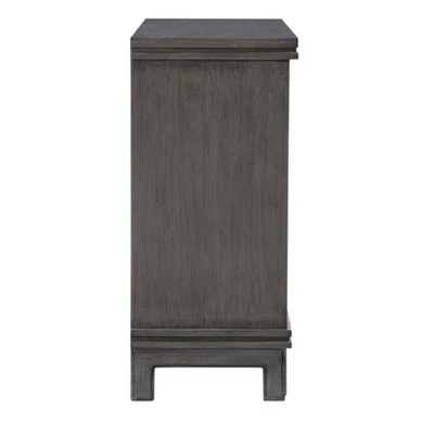 Epinay Carved Cabinet Gray - Powell Company 5 Epinay Carved Cabinet Gray - Powell Company - Image 3
