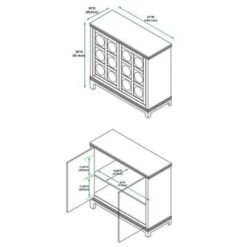 Epinay Carved Cabinet Gray - Powell Company 21 Epinay Carved Cabinet Gray - Powell Company -Console Tables Sales unnamed file 4157