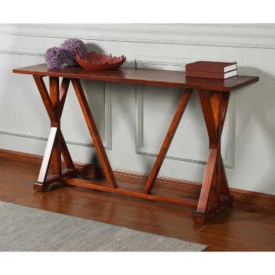 Presley Wooden Console Table Brown - StyleCraft 5 Presley Wooden Console Table Brown - StyleCraft - Image 3