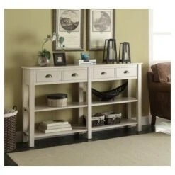 Console Table Cream - Acme Furniture