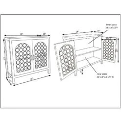 Powell Company Creswell Console Brown - Powell 25 Powell Company Creswell Console Brown - Powell -Console Tables Sales unnamed file 4194