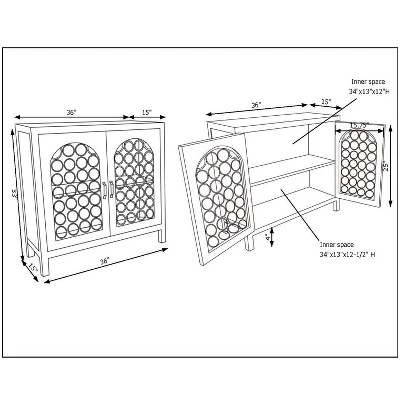 Powell Company Creswell Console Brown - Powell 14 Powell Company Creswell Console Brown - Powell - Image 12