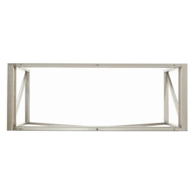 Severin Glass Top Brushed Nickel Sofa and Table Silver - Inspire Q 6 Severin Glass Top Brushed Nickel Sofa and Table Silver - Inspire Q - Image 4