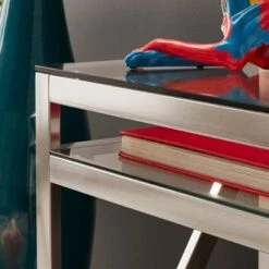 Severin Glass Top Brushed Nickel Sofa and Table Silver - Inspire Q 16 Severin Glass Top Brushed Nickel Sofa and Table Silver - Inspire Q -Console Tables Sales unnamed file 4210