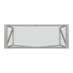 Severin Glass Top Brushed Nickel Sofa and Table Silver - Inspire Q 21 Severin Glass Top Brushed Nickel Sofa and Table Silver - Inspire Q -Console Tables Sales unnamed file 4215